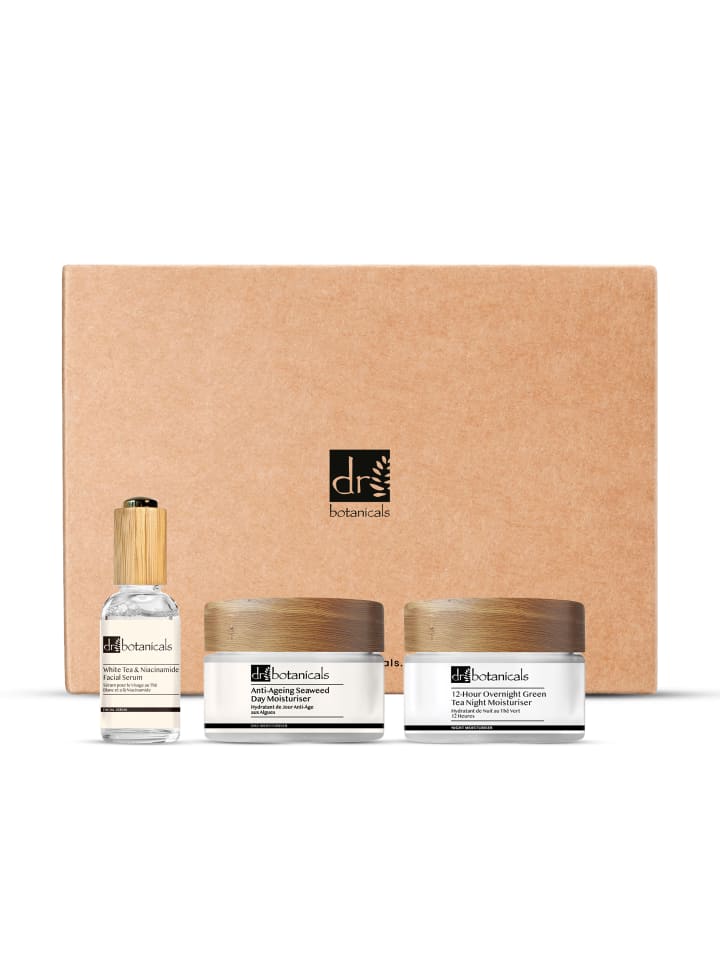 Dr Botanicals 3tlg Set Serum, Grüntee Nachtcreme & Algencreme günstig kaufen onesize