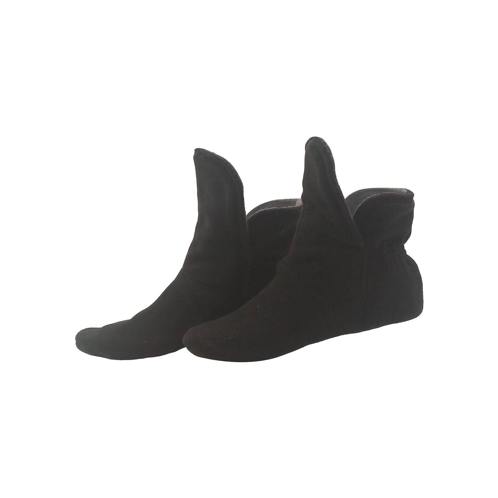 RAIKOU Hausstiefel Hüttenschuhe Stoppersocken für Damen Herren und Kinder Hausschuh (aus Miro Fleece Super Flauschige) mit ABS und Rutschfester Sohle