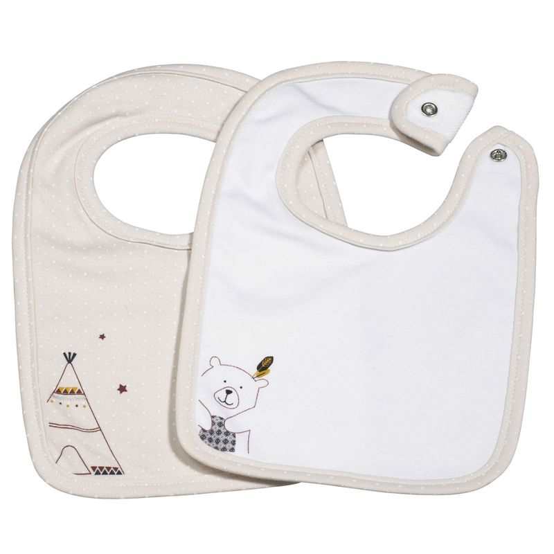 Lot de 2 bavoirs Timouki