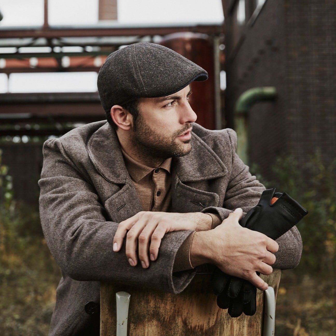 Stetson Flat Cap (1-St) Flatcap mit Schirm