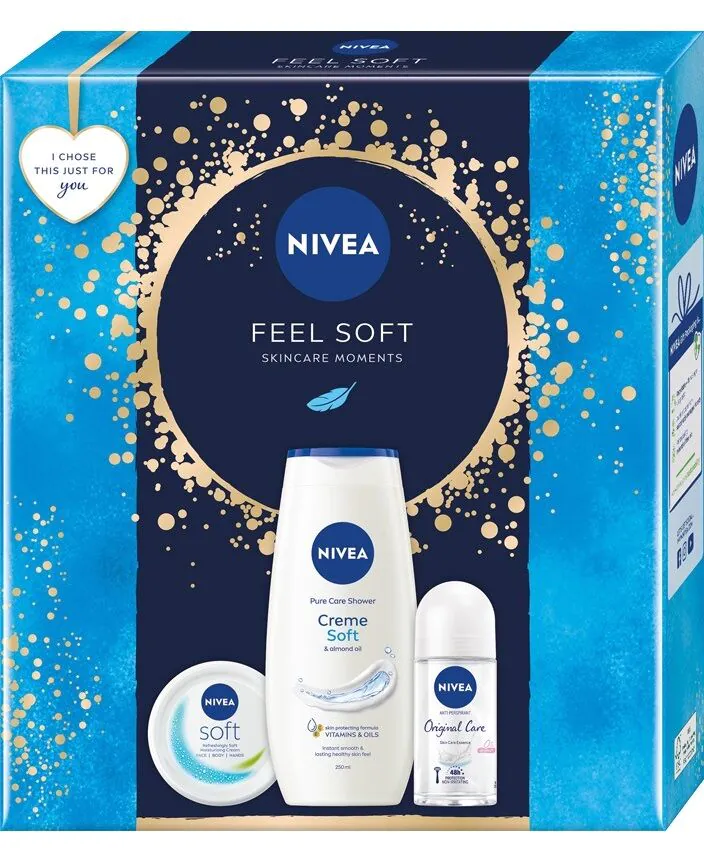 Nivea Feel Soft Care сет козметике
