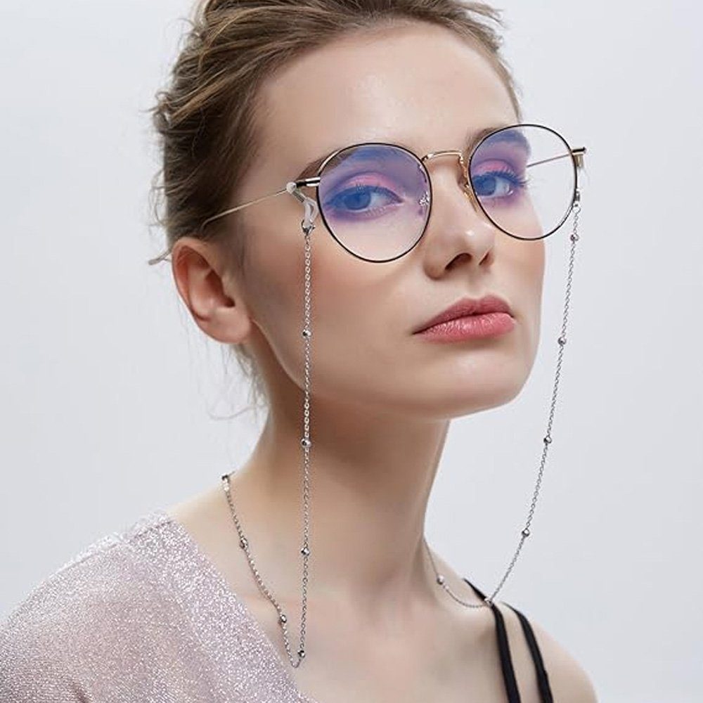 Tian Dee Brillenkette Brillenketten für Lesebrillen Perlen Brillen Cord Brillenband