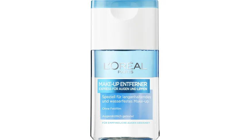 L'ORÉAL PARIS milder Make Up-Entferner Augen und Lippen wasserfest 125 ml