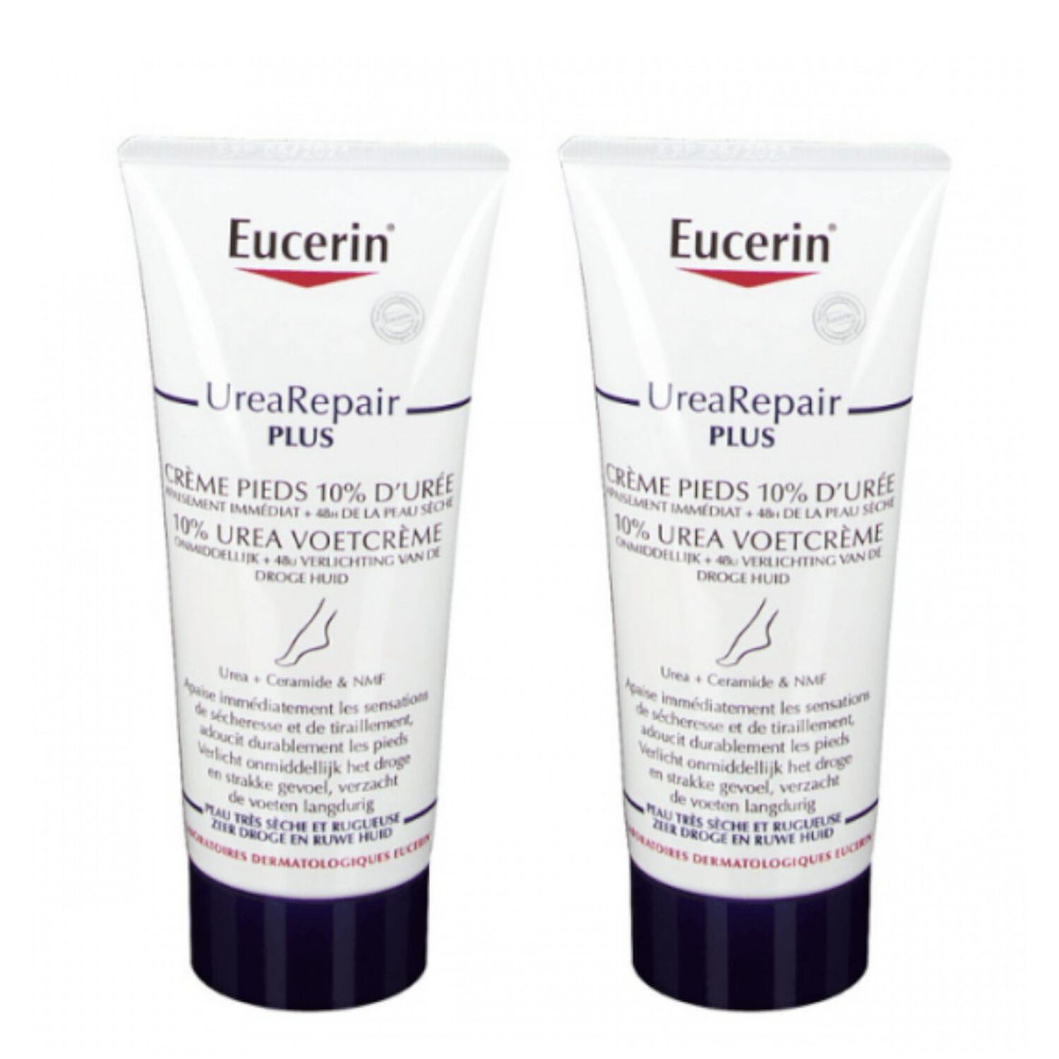 Eucerin Urearepair Duo Crème Pieds Hydratant 10% d'Urée