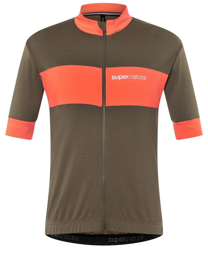 super.natural Merino Fahrradtrikot M GRAVIER CAMISA in braun günstig kaufen