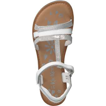 KicKers Sandale Diamanto in silber