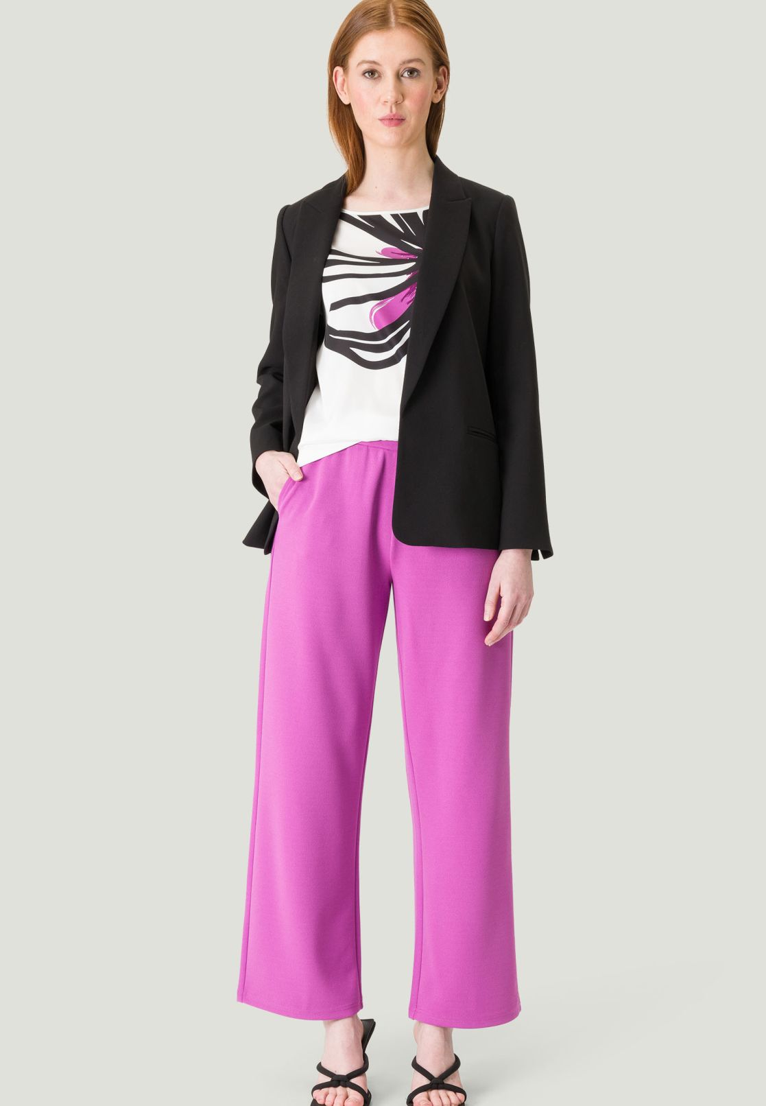 Jerseyhose mit weitem Bein 28 Inch