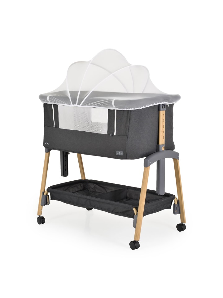 Cangaroo Babybett, Beistellbett Adoro in schwarz günstig kaufen onesize