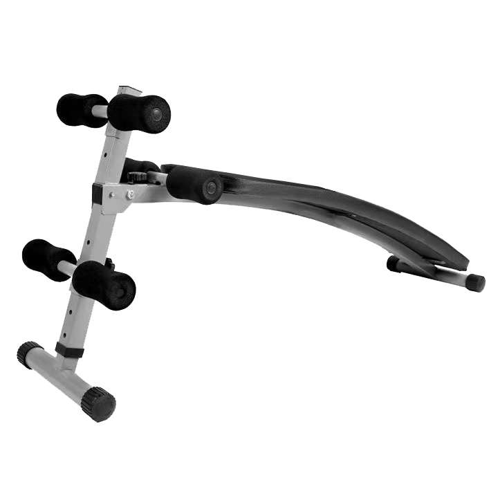 SPORTINATOR Sit Up verstellbare Trainingsbank grau