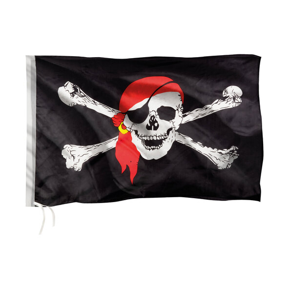 Puzzle In der Piratenbucht, 100 Teile, mit Piratenflagge