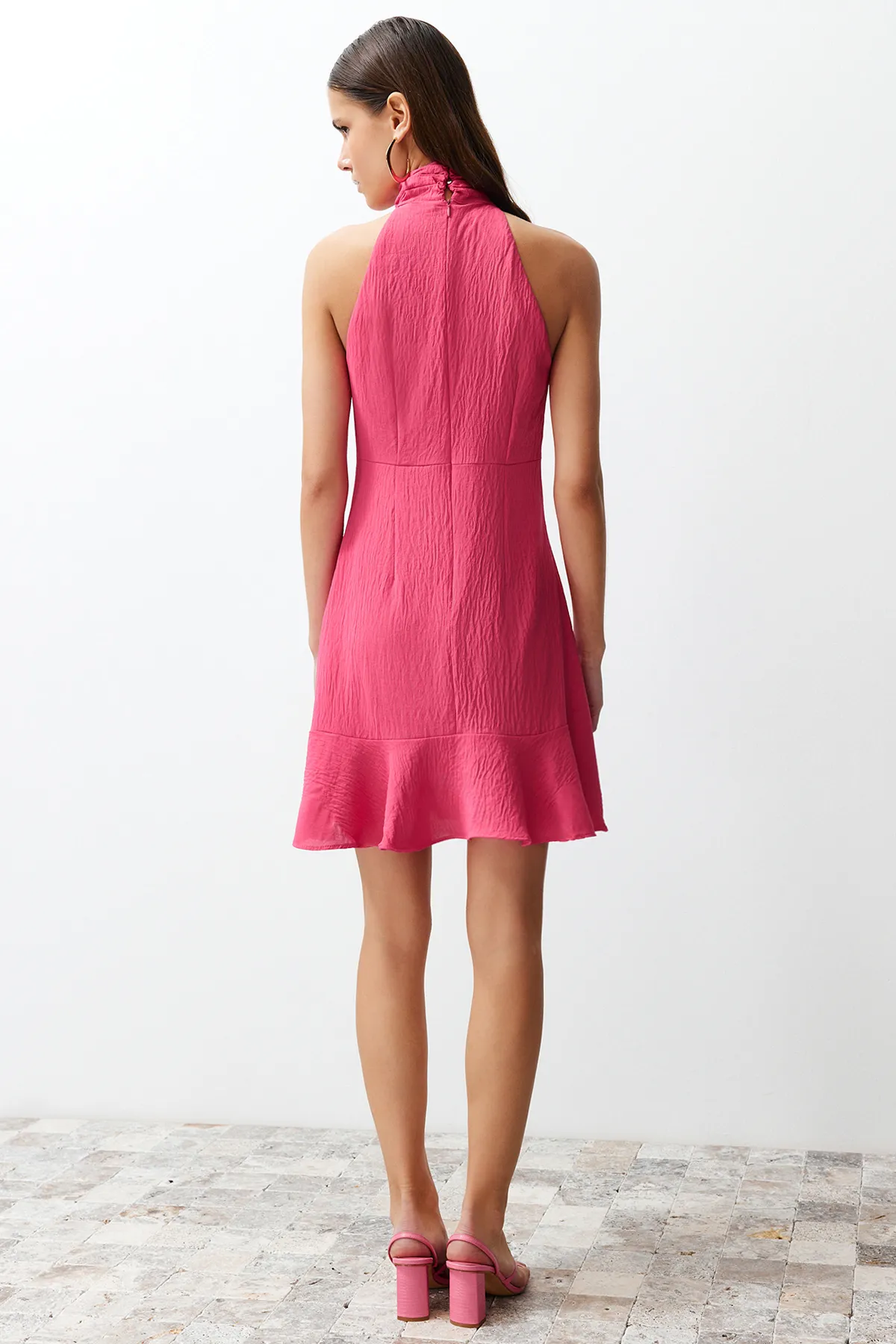 Trendyol Collection  Rosa Gerade TWOSS21EL1538