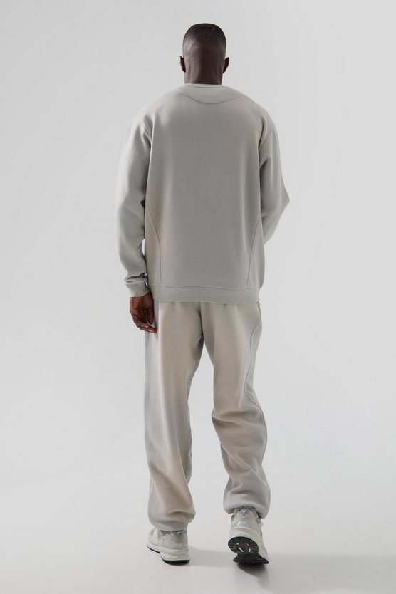Man Active Sweatshirt mit Vintage-Waschung