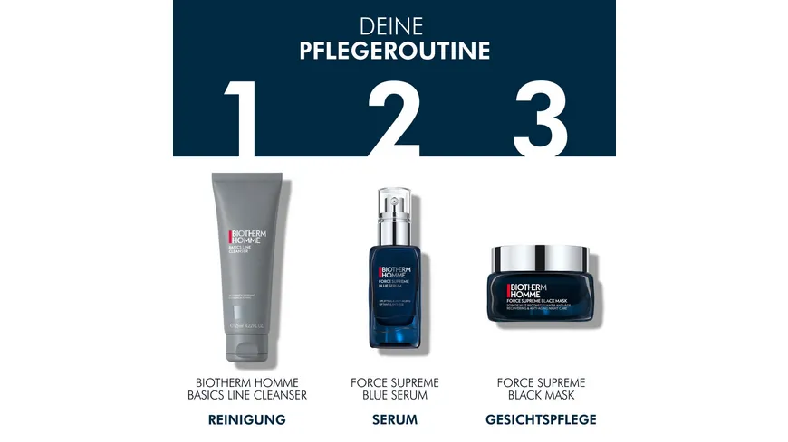 BIOTHERM HOMME Reinigungsgel Basics Line 125 ml