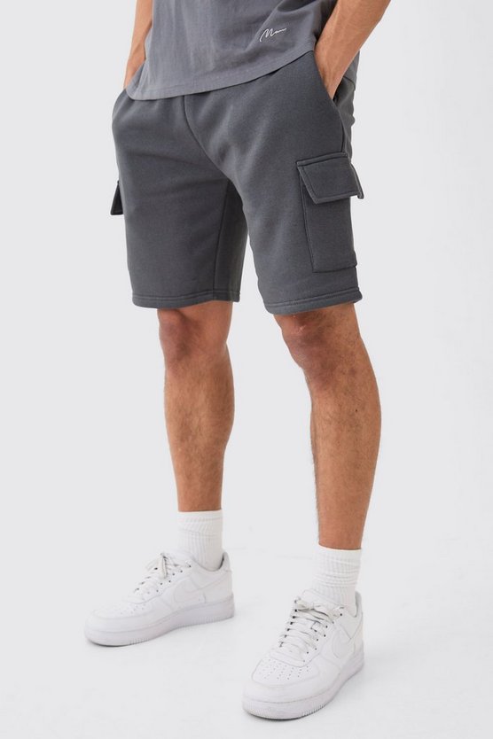 Lockere mittellang Cargo-Shorts