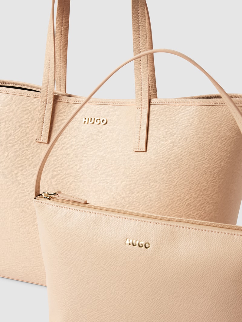 Shopper mit Label-Details in sand
