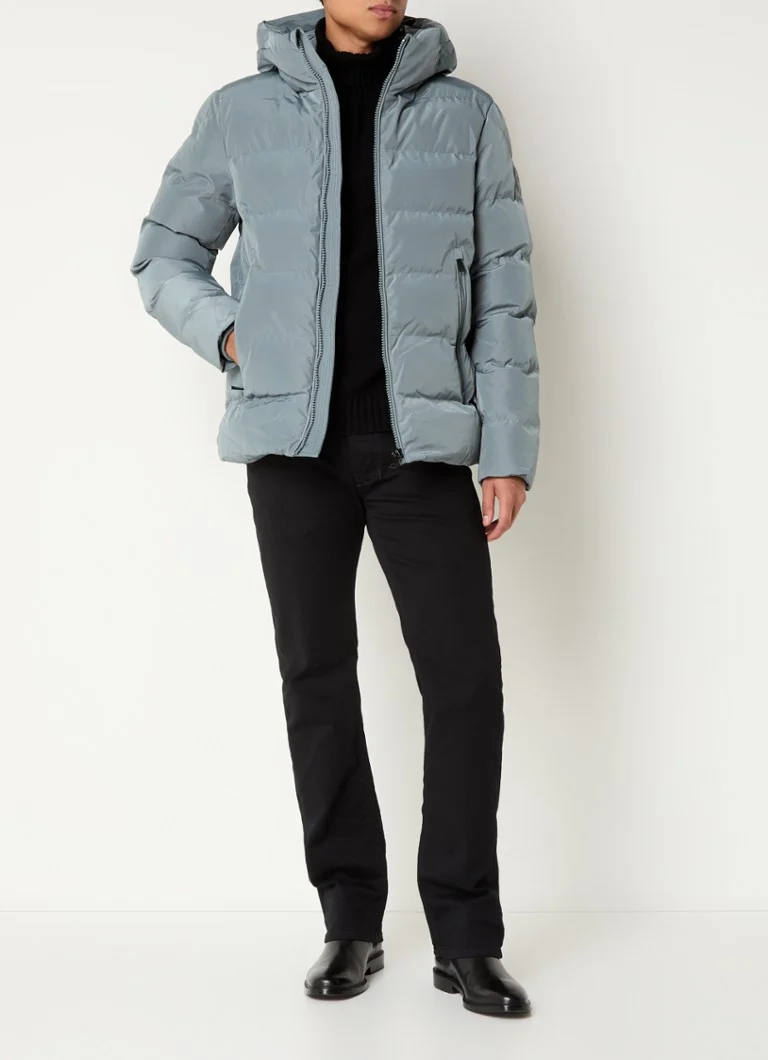 Airforce Robby padded jacket with hood and zip pockets