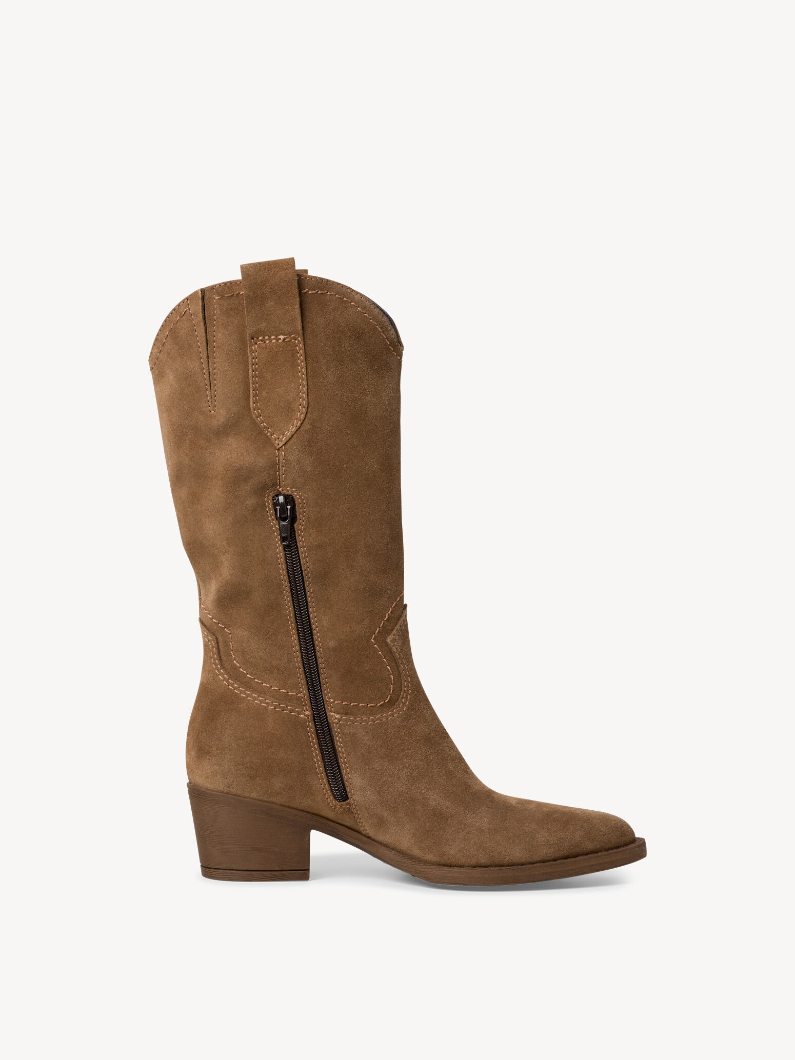 Bottes de cow-boy en cuir - marron