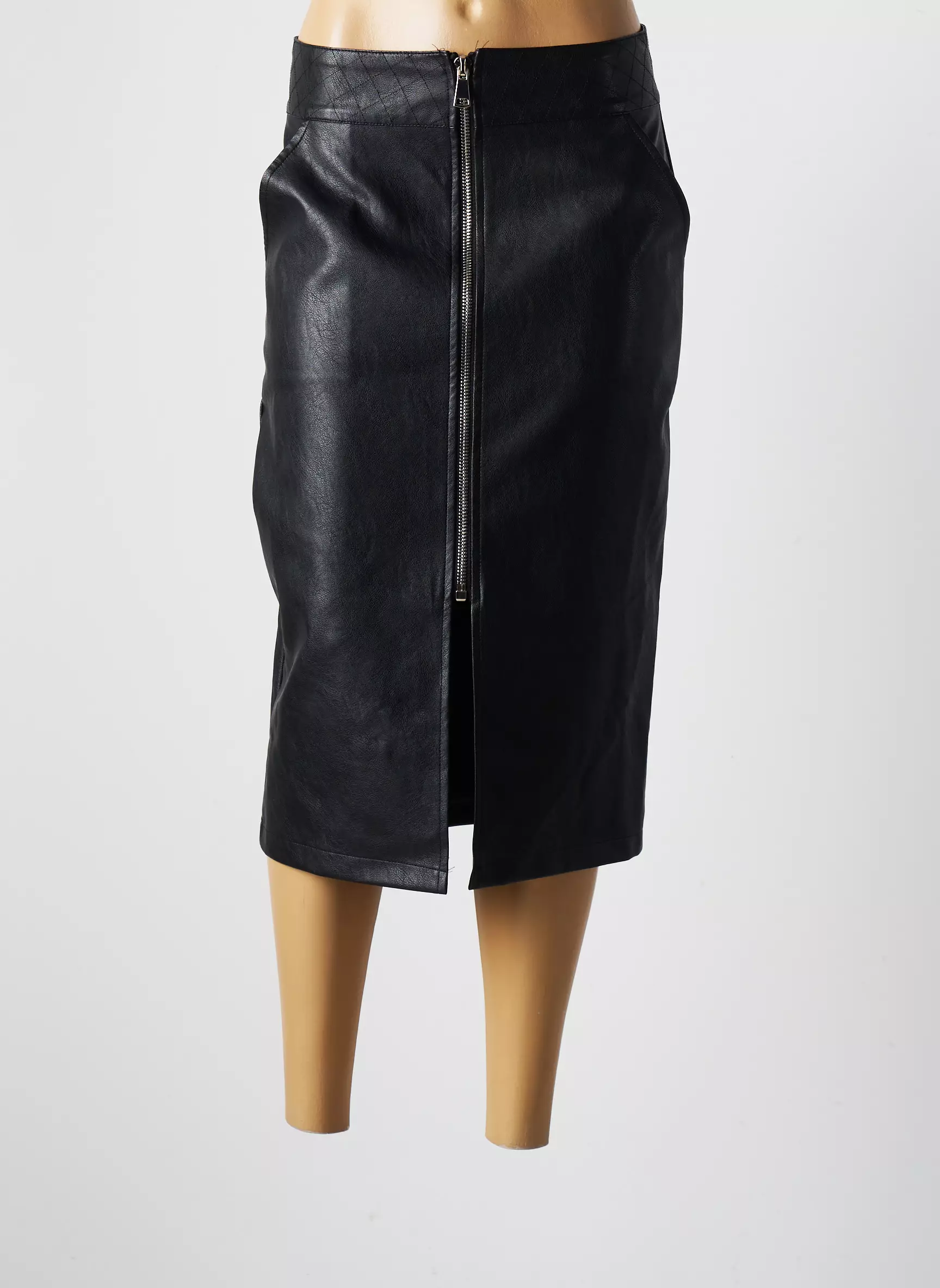 Unika Jupes Mi Longues Femme couleur noir