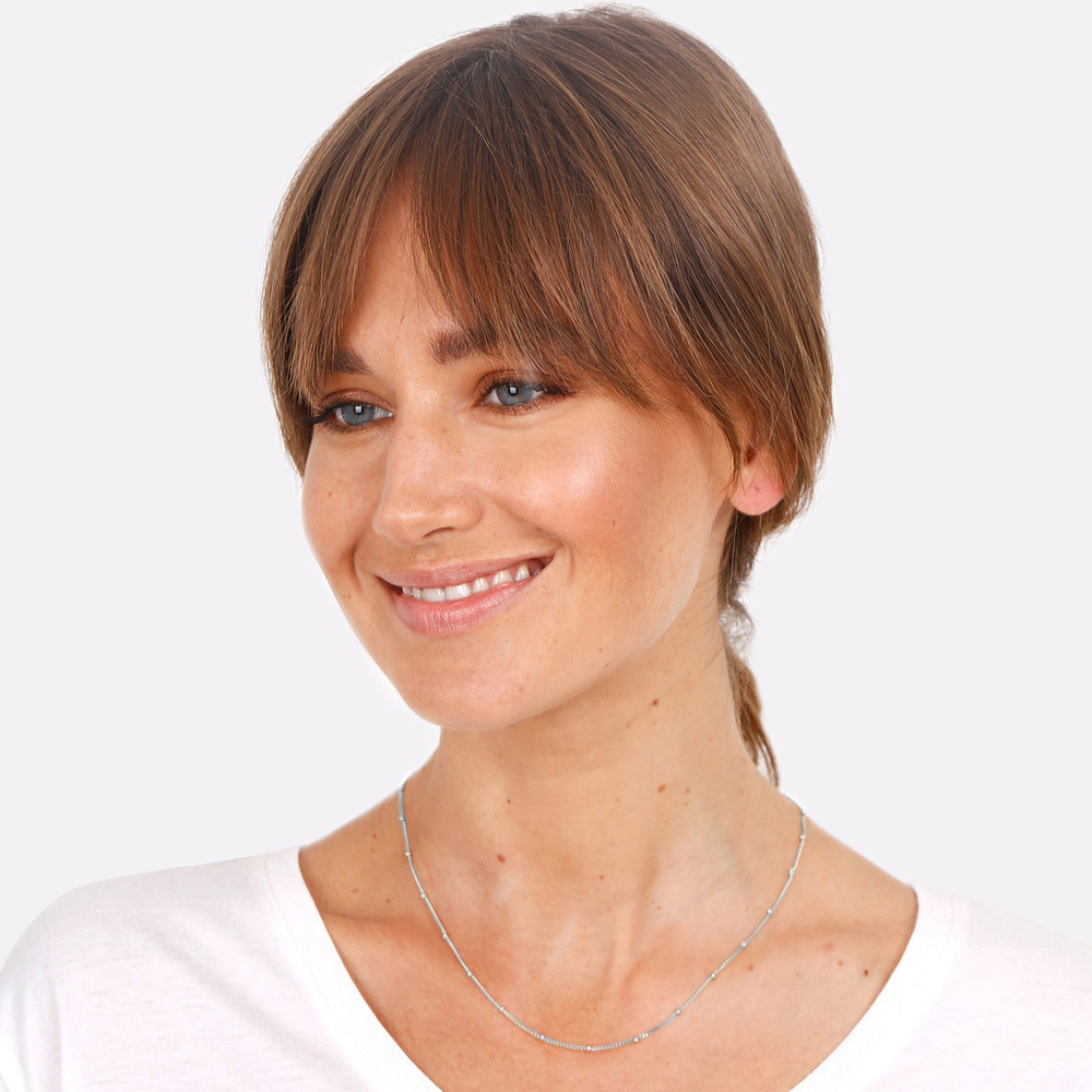 Elli Elli by Julie & Grace Collier Combiné Base Classique Collier Femme Argent 60 cm,  collier