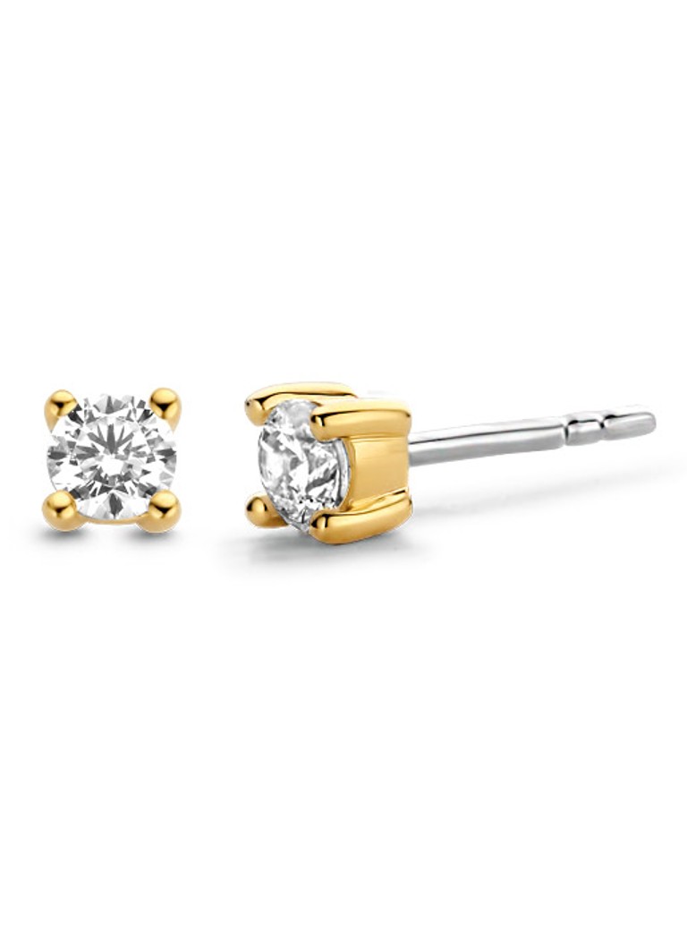 TI SENTO - Milano Gold-plated Stud Earrings 7836ZY