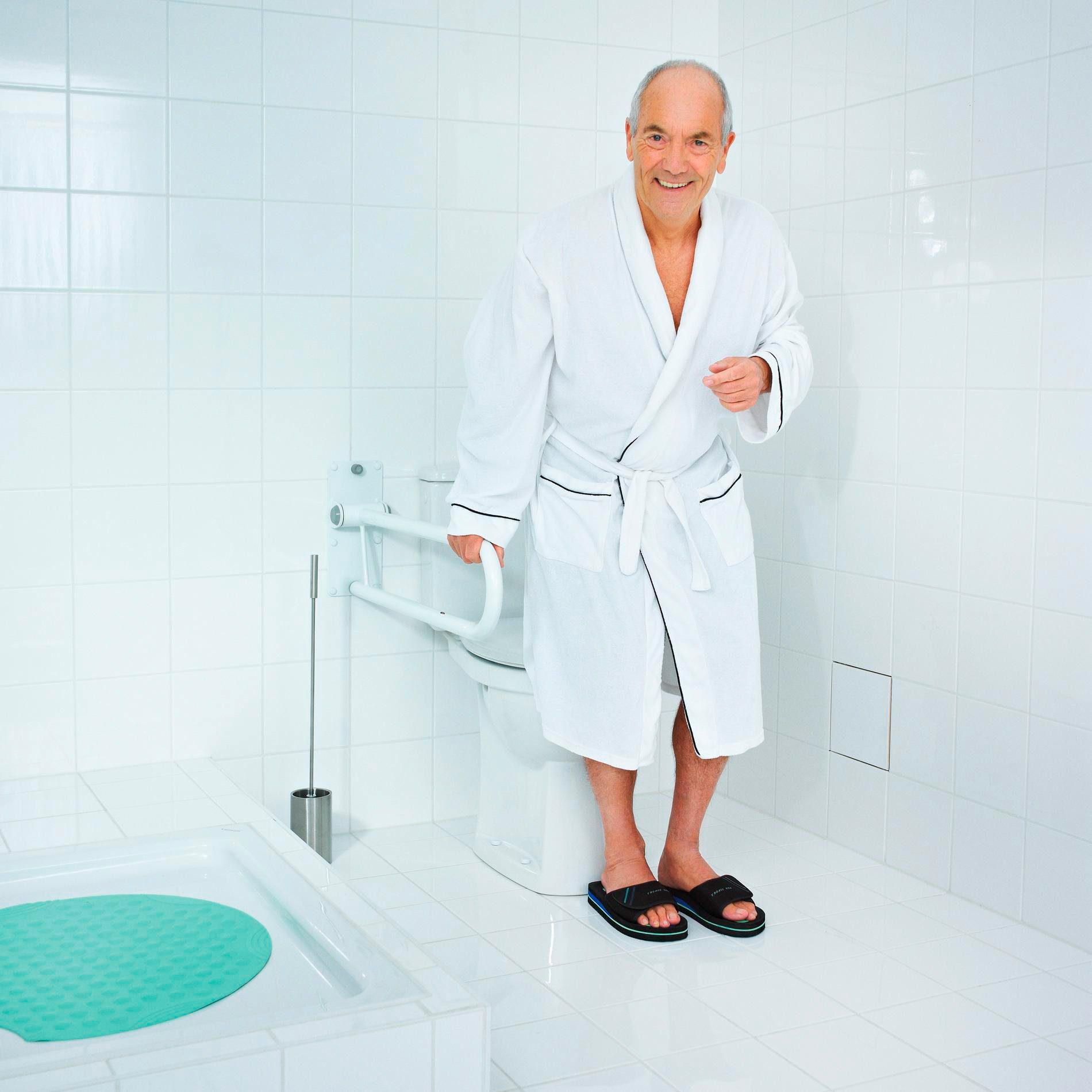Ridder Haltegriff Comfort, WC-Aufstehbügel, Länge 78 cm