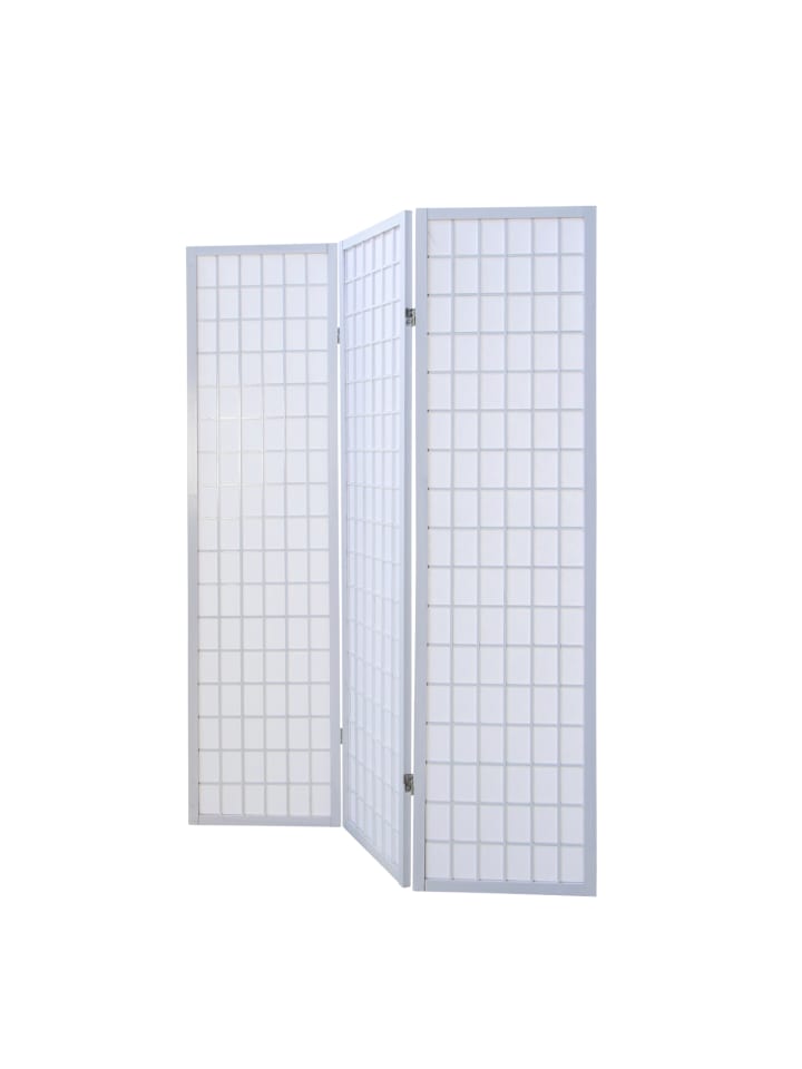 Homestyle4u 3-tlg. Paravent in Weiß 132x175 günstig kaufen onesize