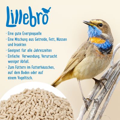 Lillebro Fettpellets mit Insekten