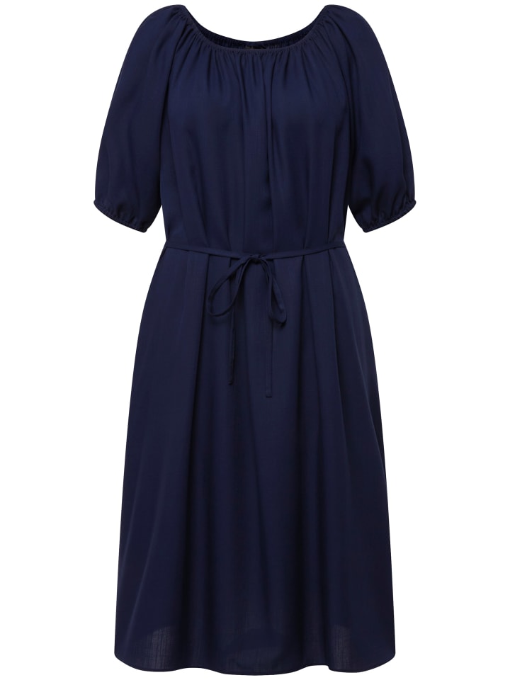 Ulla Popken Kleid in stahlblau günstig kaufen