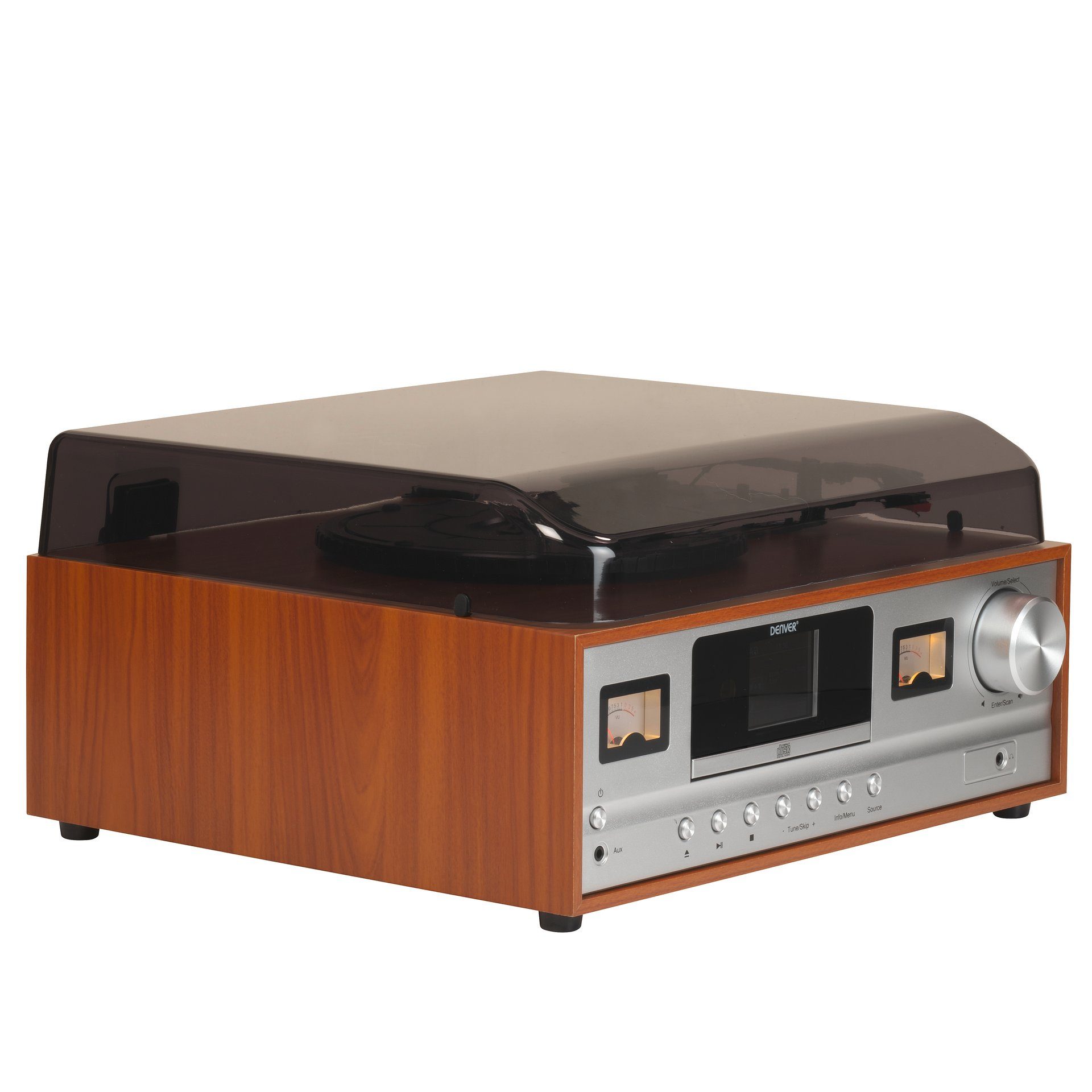 Denver Denver Retro Musiksystem MRD-52 LIGHTWOOD Plattenspieler
