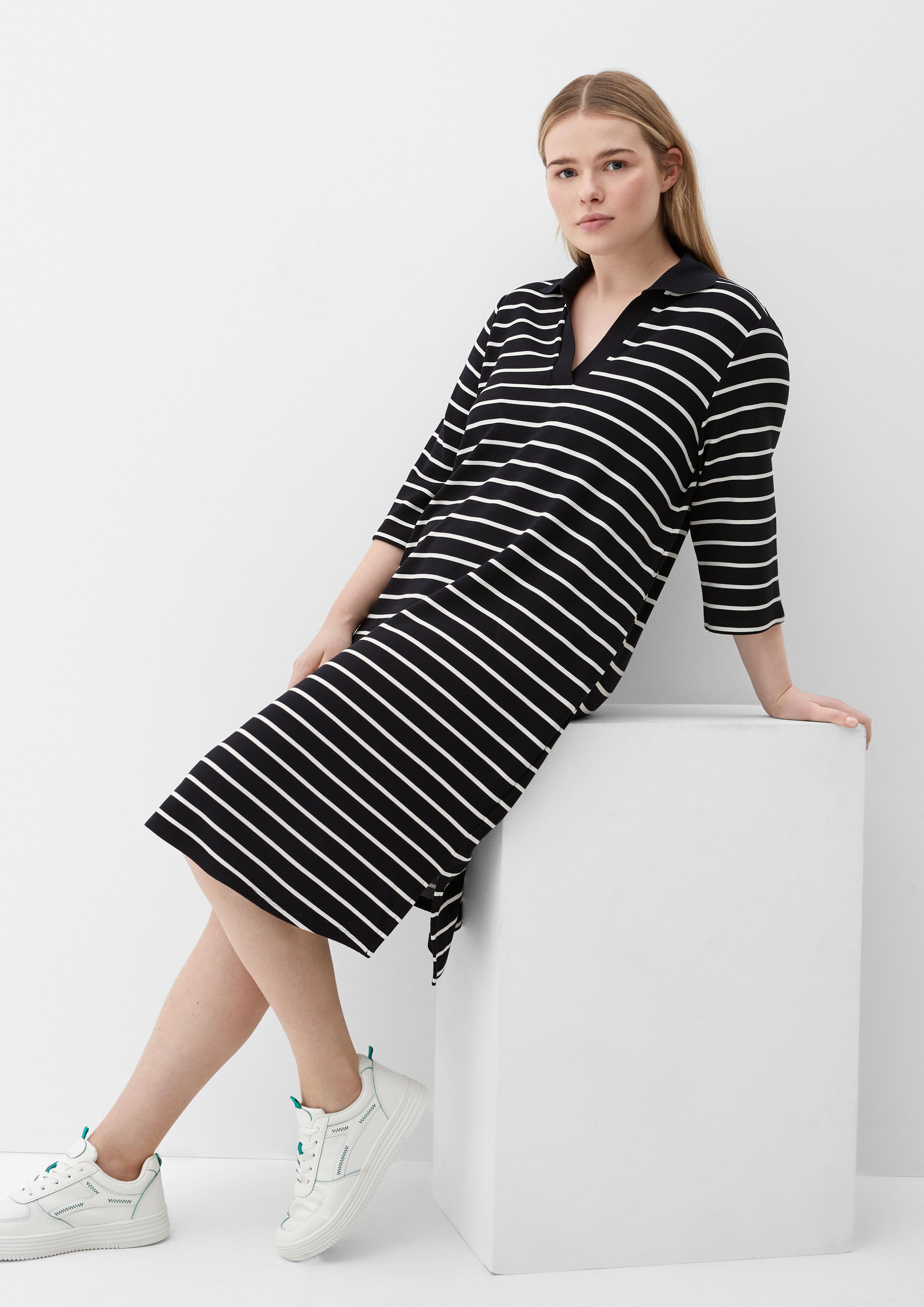 Kleid mit Rippstruktur  2128619-59G2