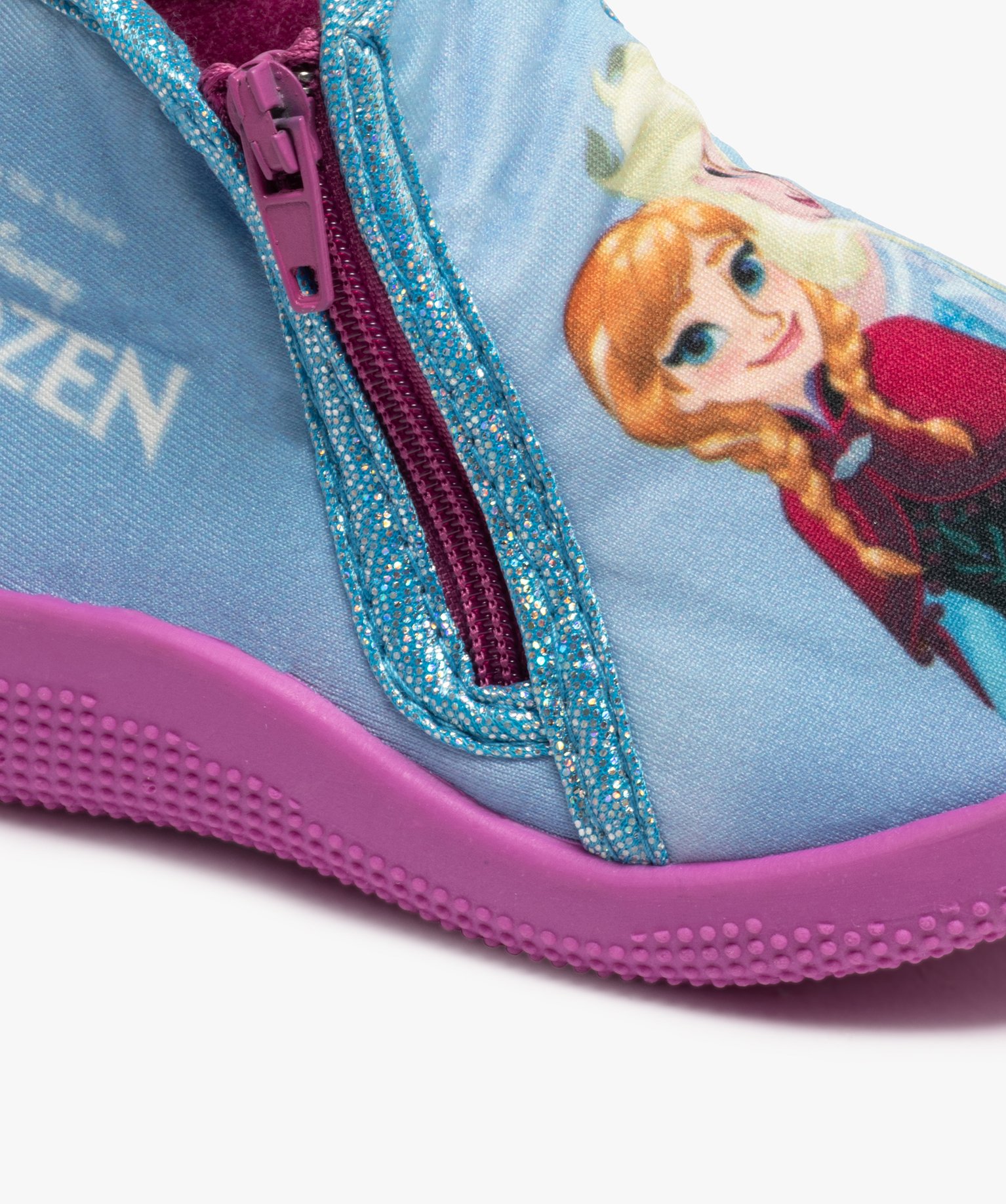 Chaussons bébé fille bottillons zippés – Reine des Neiges | GEMO