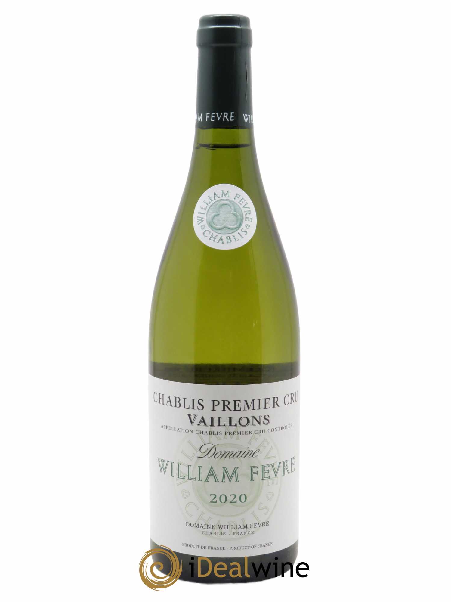 Chablis 1er Cru Vaillons Maison William Fèvre  2020 - Lot de 1 Bouteille