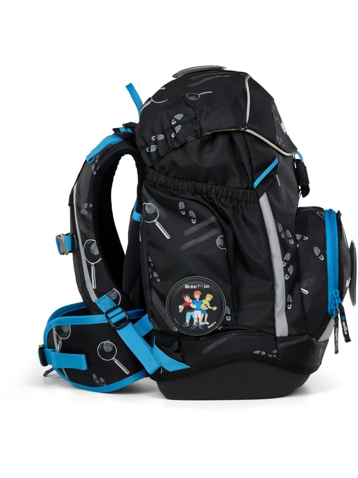 Ergobag Schulrucksack Set 6-tlg. Die drei Fragezeichen Kids Bärdektiv 2025 in schwarz günstig kaufen onesize