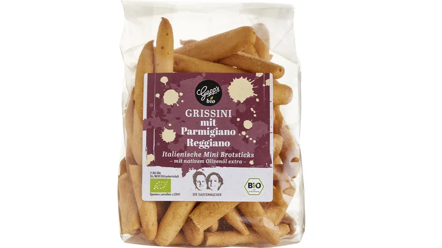 Gepp's Bio Grissini Parmesan 125 g