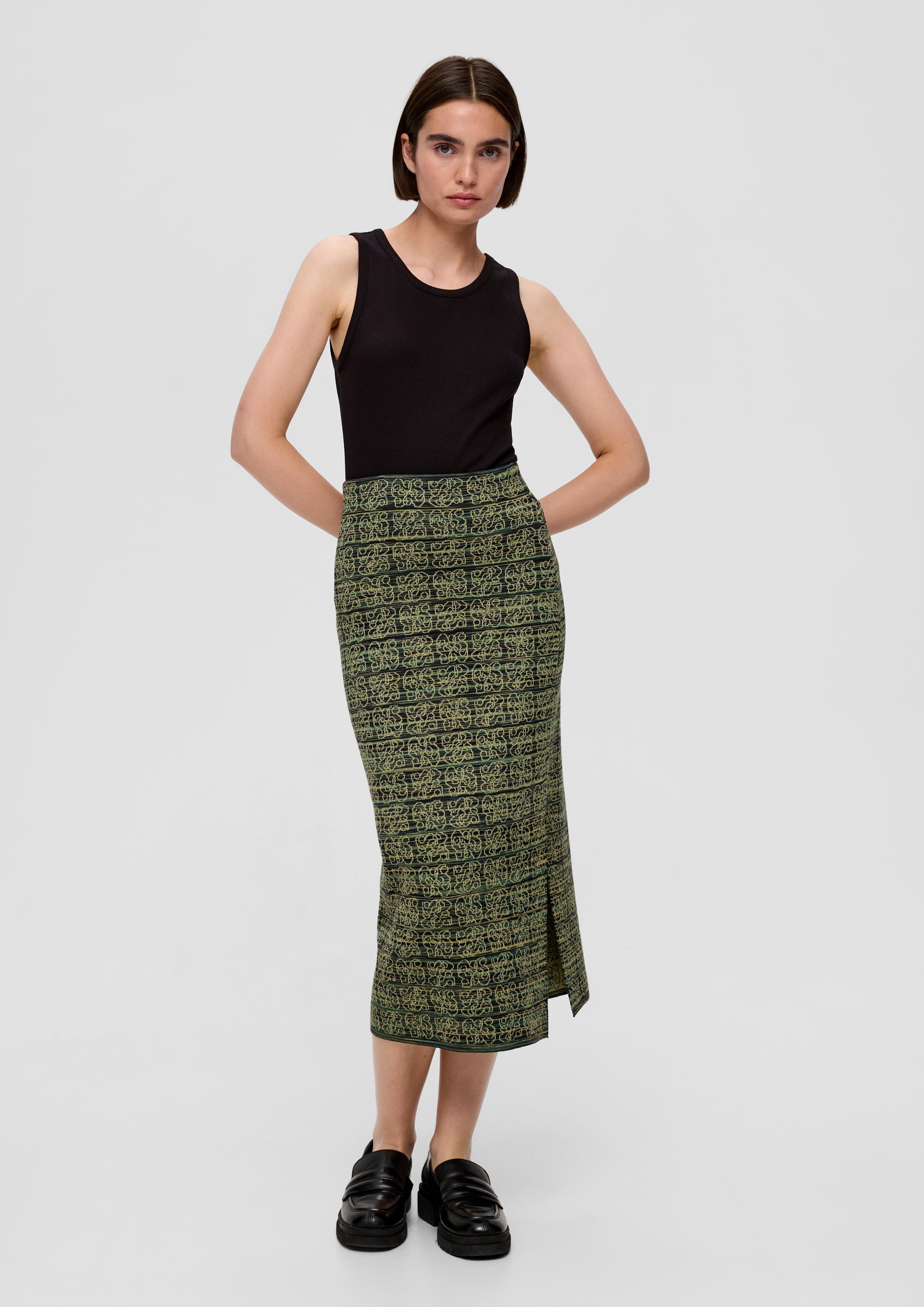 Rock mit Jacquard-Muster  2135861-72X1