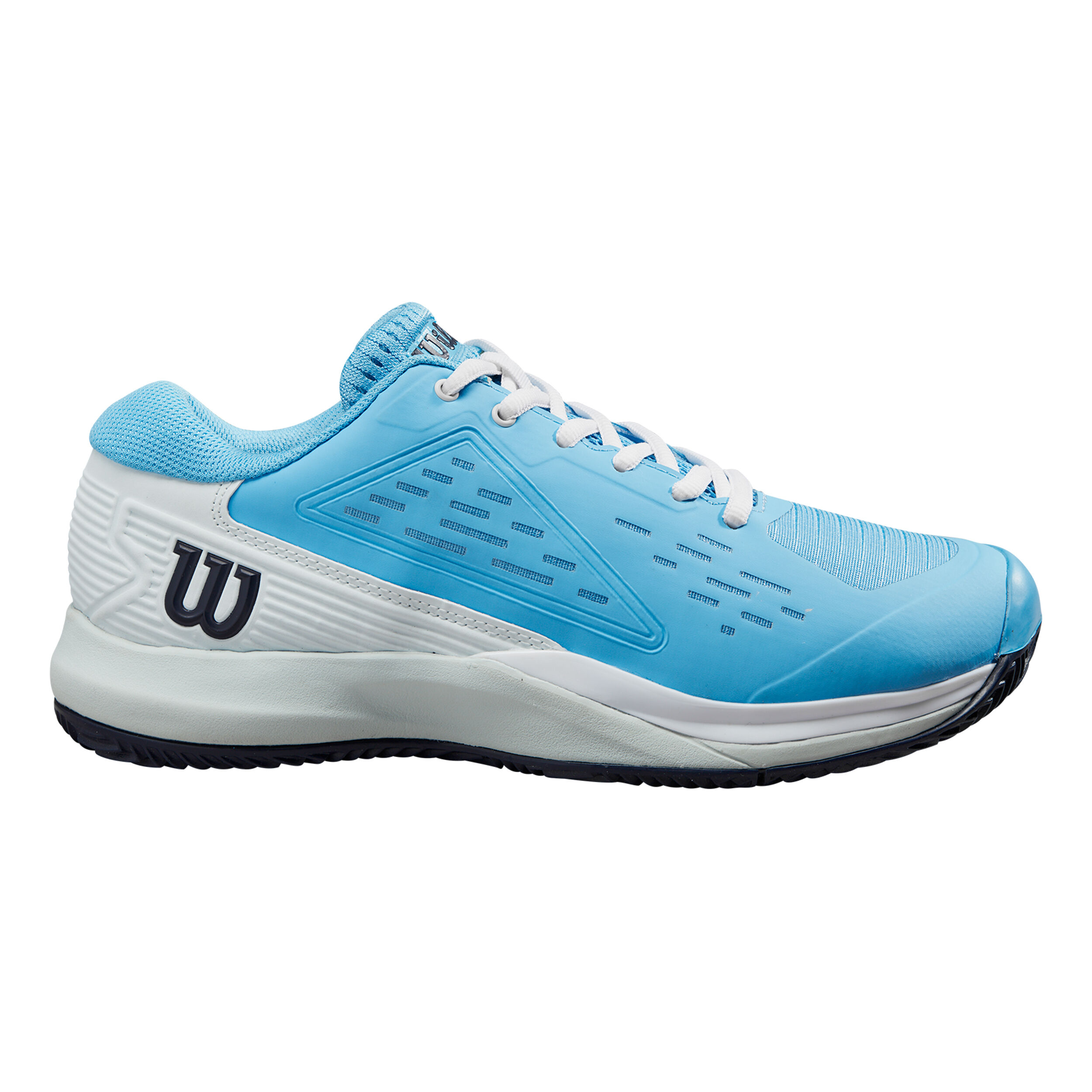 Rush Pro ACE CLY Sandplatzschuh Damen - Hellblau, Weiß