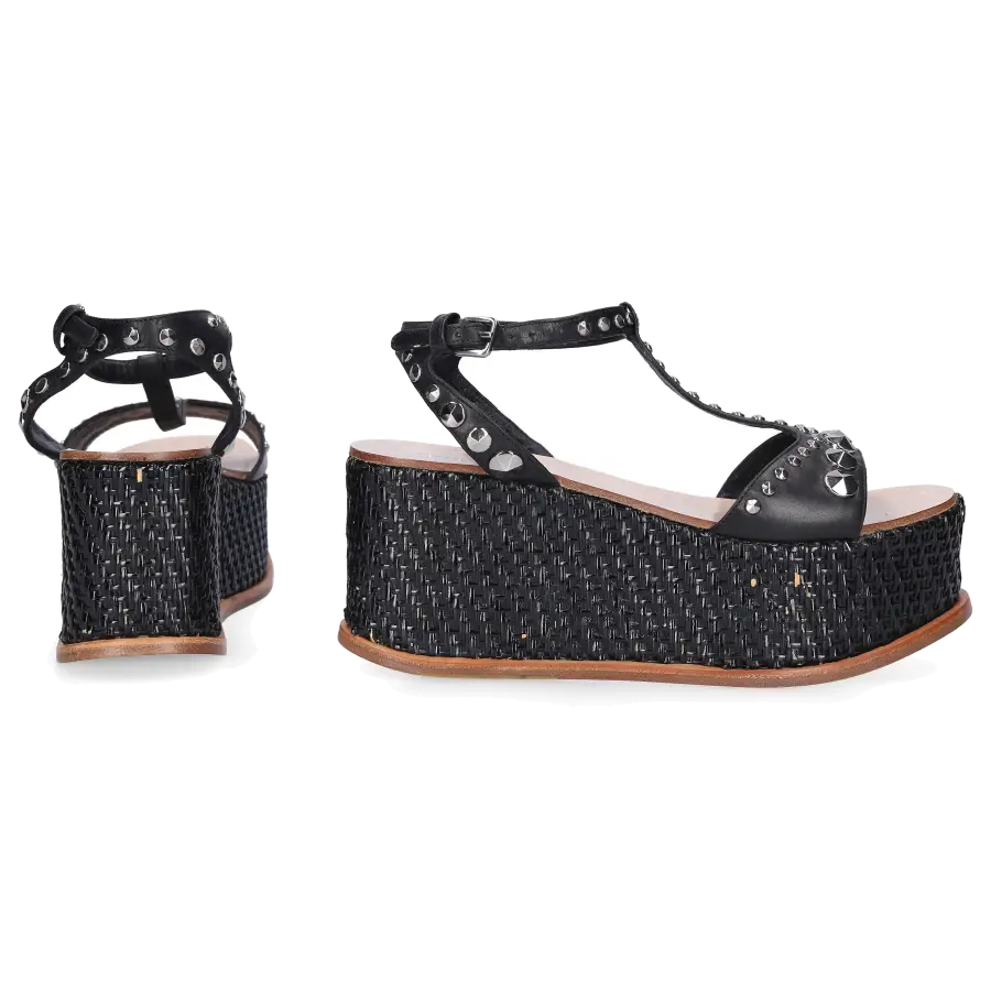 Miu Miu - Sandalen Kalbsleder - schwarz