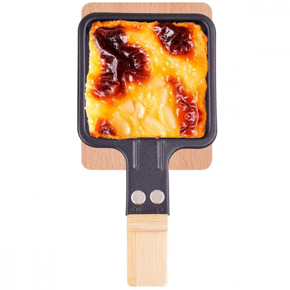 Syntrox Raclettepfännchen Syntrox Holz Untersetzer für Raclette Pfännchen 16 Stück