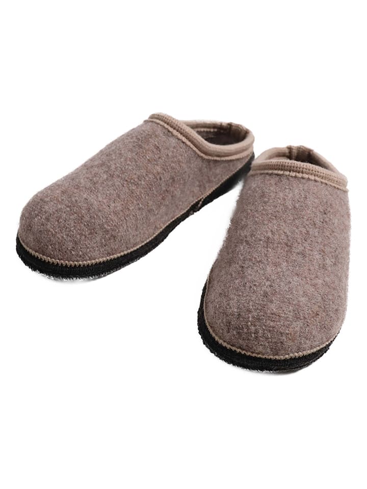 Kaiser Naturfellprodukte H&L Lammfell-Hausschuhe in Beige günstig kaufen