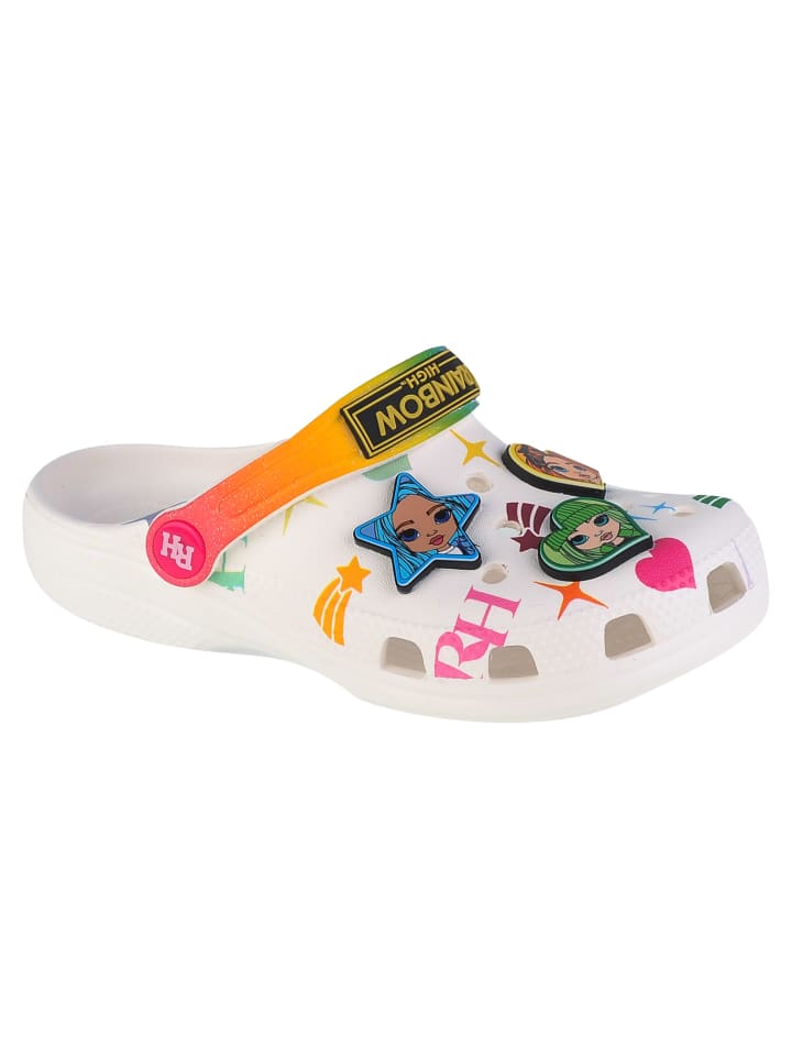 Crocs Crocs Classic Rainbow High Kids Clog in Weiß günstig kaufen