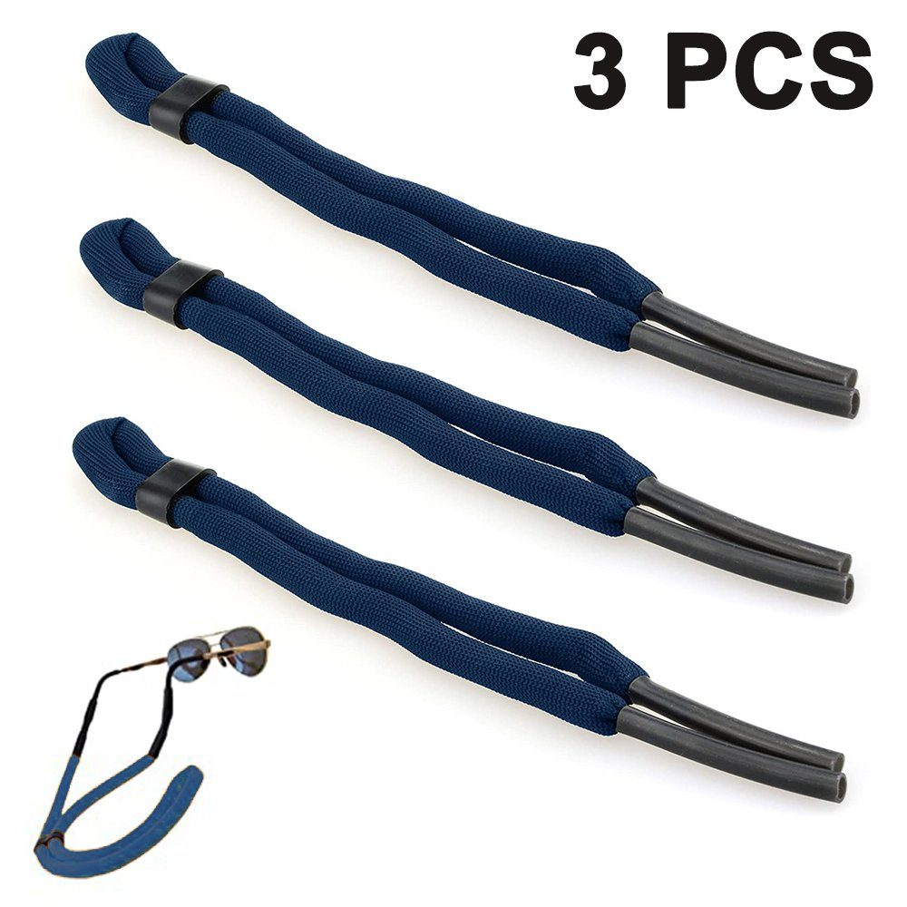 Einemgeld Brillenband 3 pcs Schwimmfähiges Brillenband, für Wassersport geeignet-ca.65 cm.