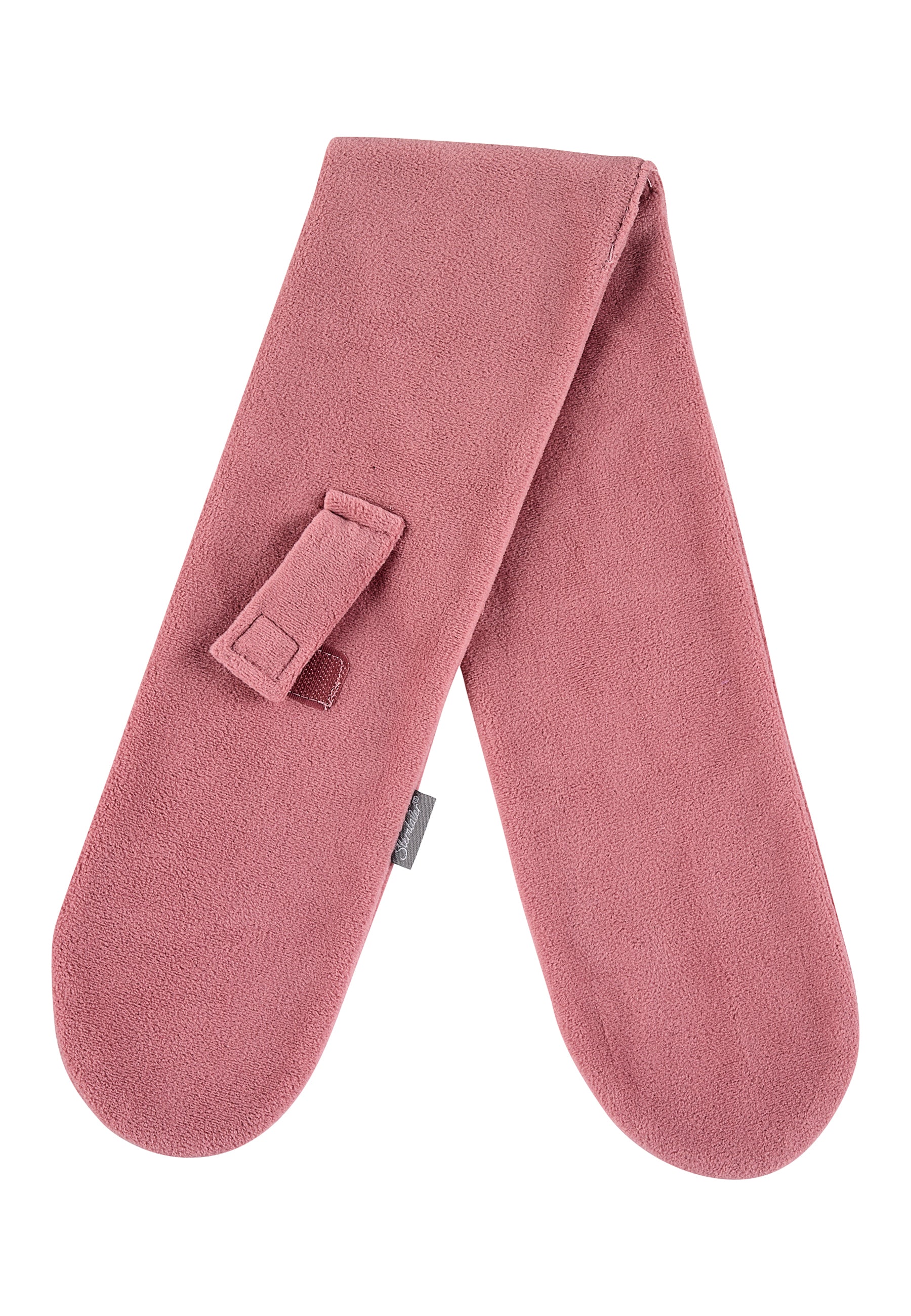 Schal aus Microfleece mit Riegel (Klettverschluss)