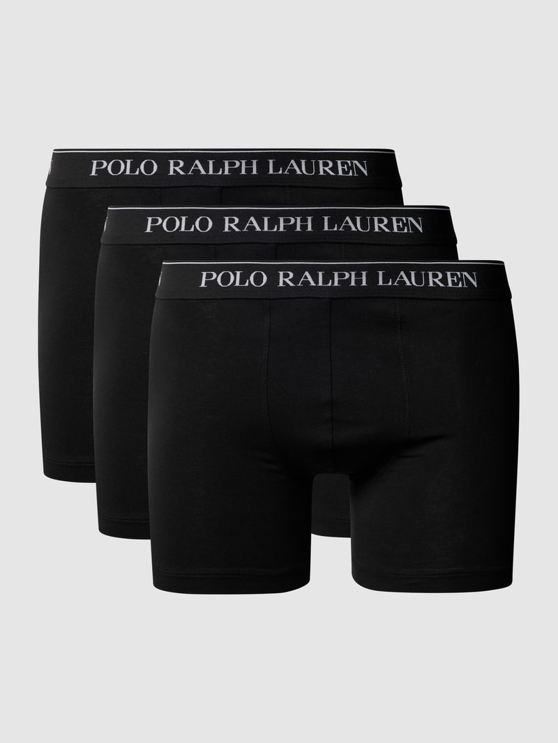 Trunks im 3er-Pack in schwarz