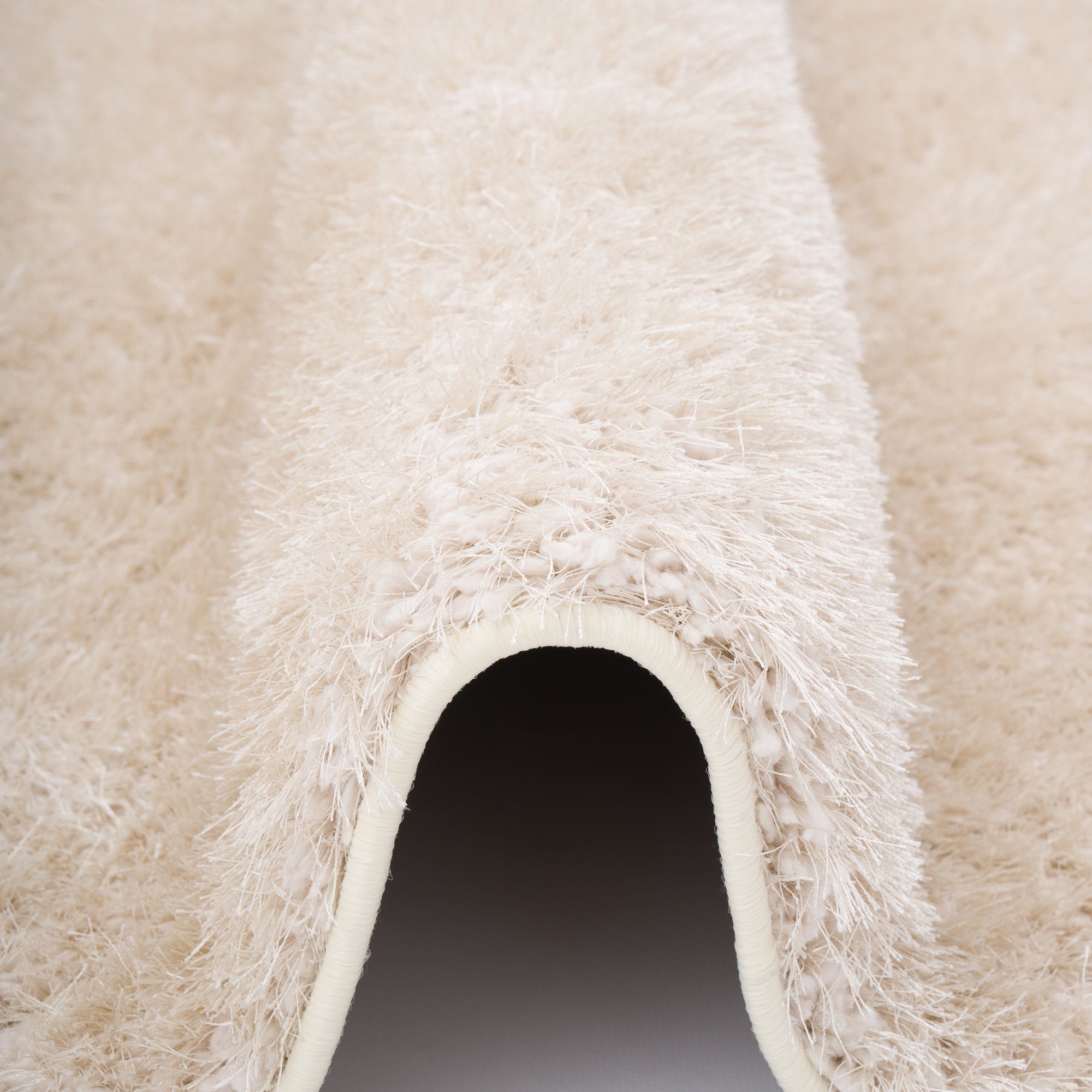 Hochflor-Teppich Hochflor Shaggy Teppich Feeling Mix Läufer, Snapstyle, Rechteckig, Höhe: 48 mm