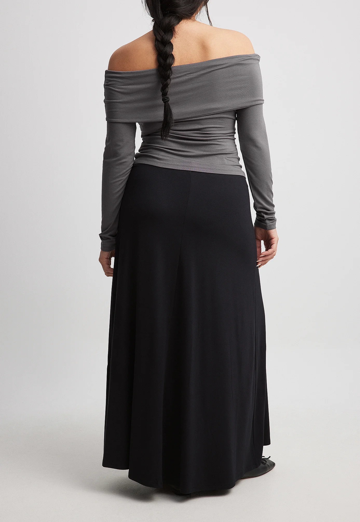 NA-KD SOFT LINE FLOWY - Falda larga