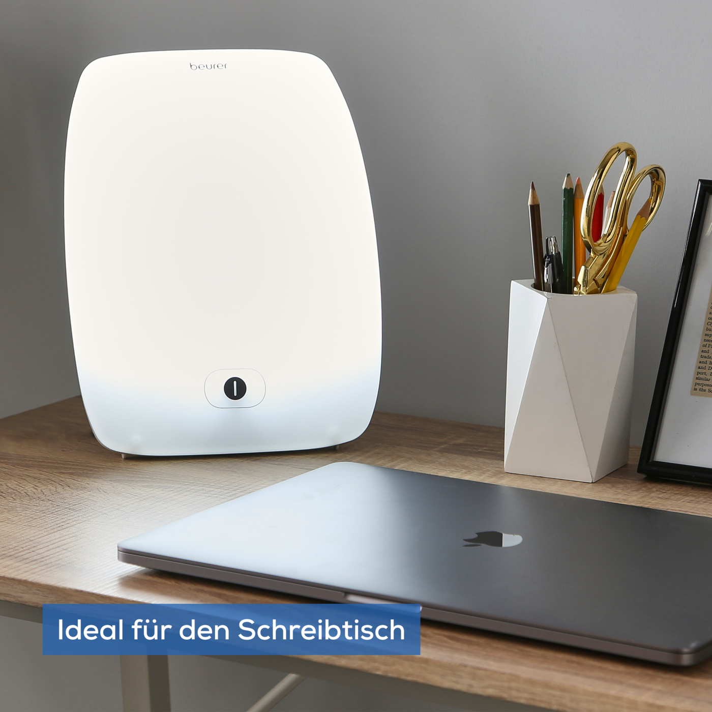 Beurer TL 41 Touch Tageslichtlampe-Tageslichtlampe für Wohlbefinden in sonnenarmen Monaten mit Touchbedienung