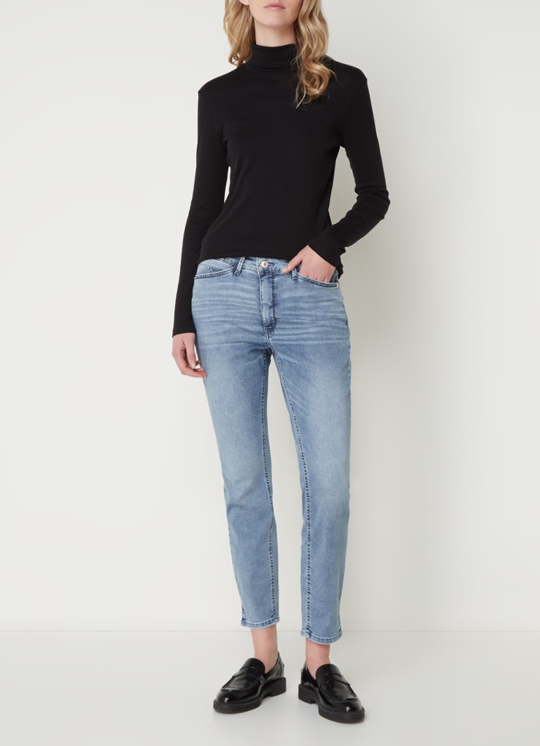 MAC Jeans Dream Summer high waist skinny cropped jeans with medium wash