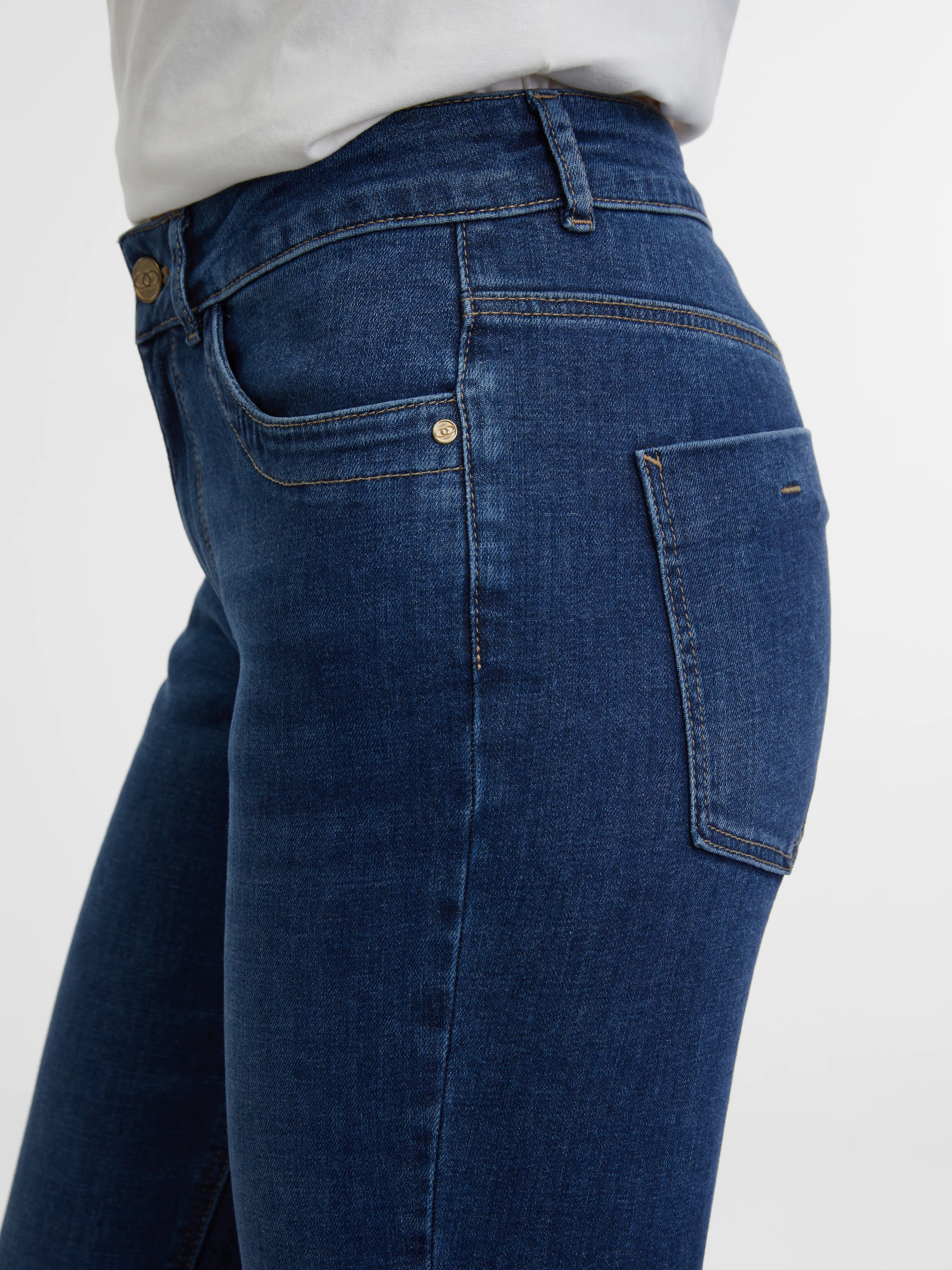 Dunkelblaue Damen-Skinny-Fit-Jeans ORSAY