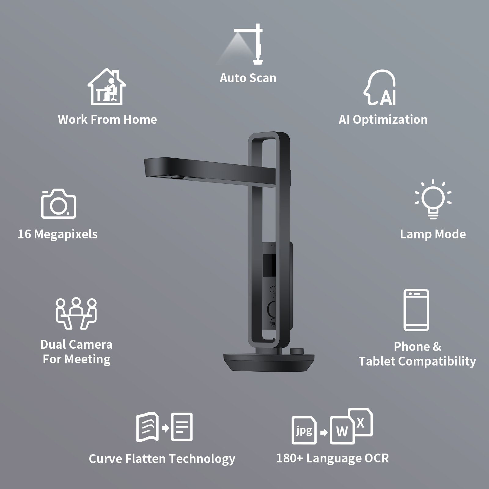 CZUR Aura Mate Pro Dokumentenscanner