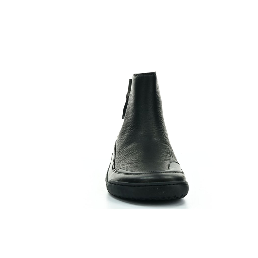 Vivobarefoot Gobi Chelsea L Obsidian Leather Chelsea Barfußschuhe